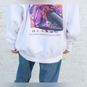 Brandy Melville Daytona Beach Zip Hoodie One Size